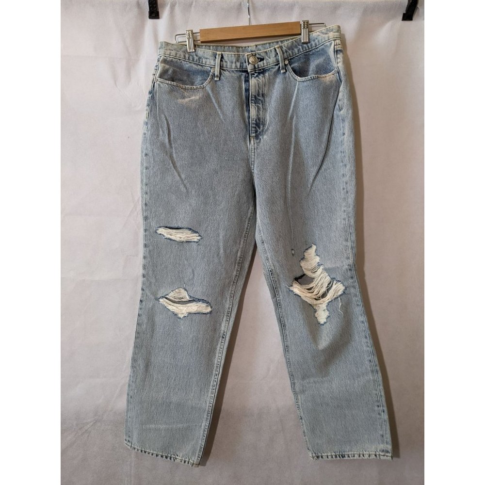Rag & Bone Light Blue Distressed Denim Jeans Size 32